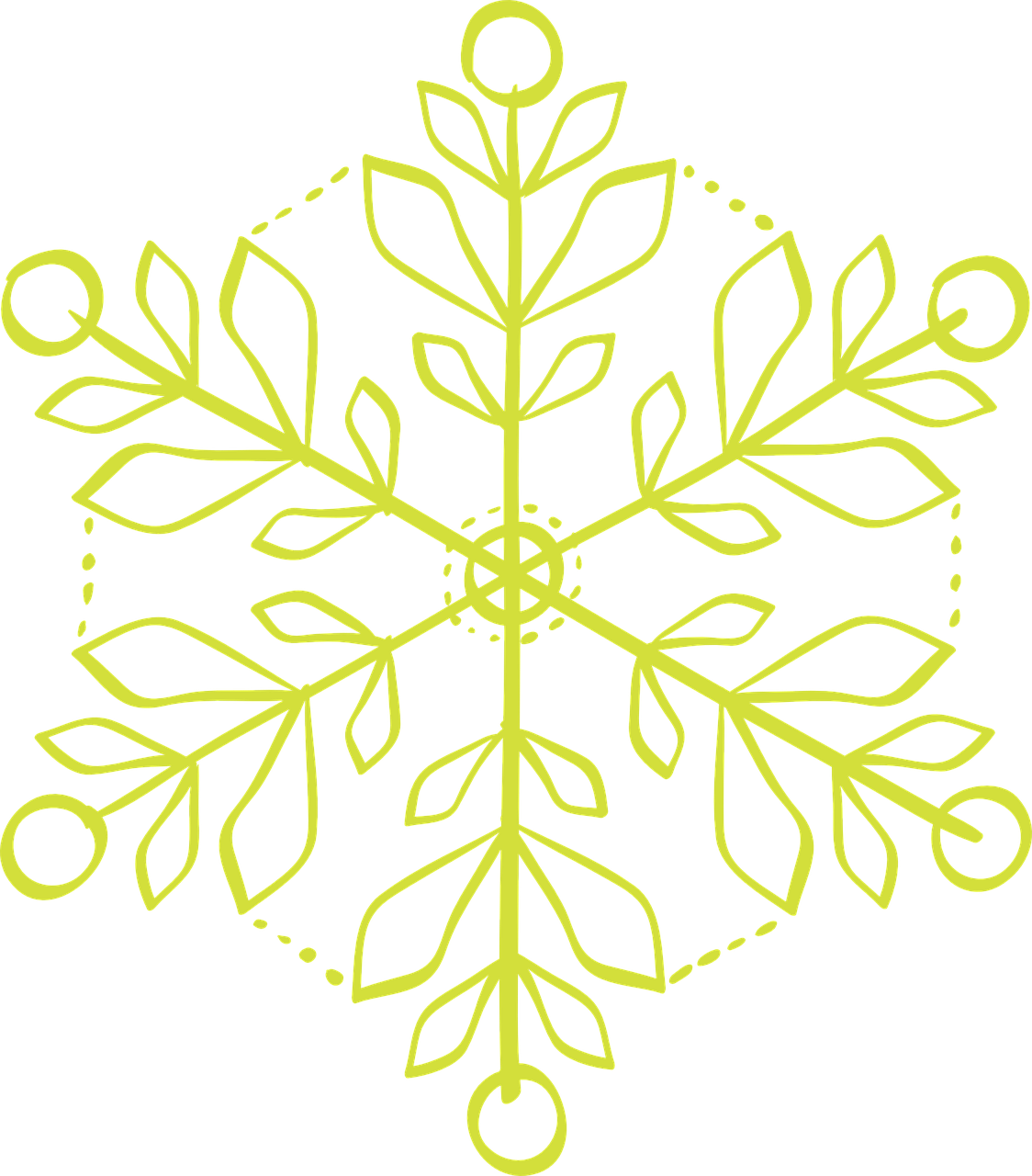 snowflake winter christmas free photo