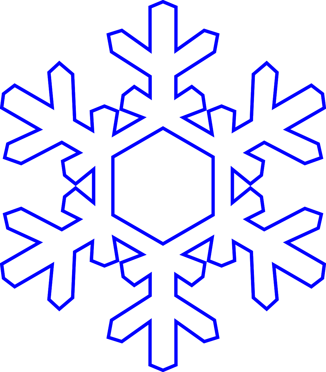 snowflake crystal symmetry free photo