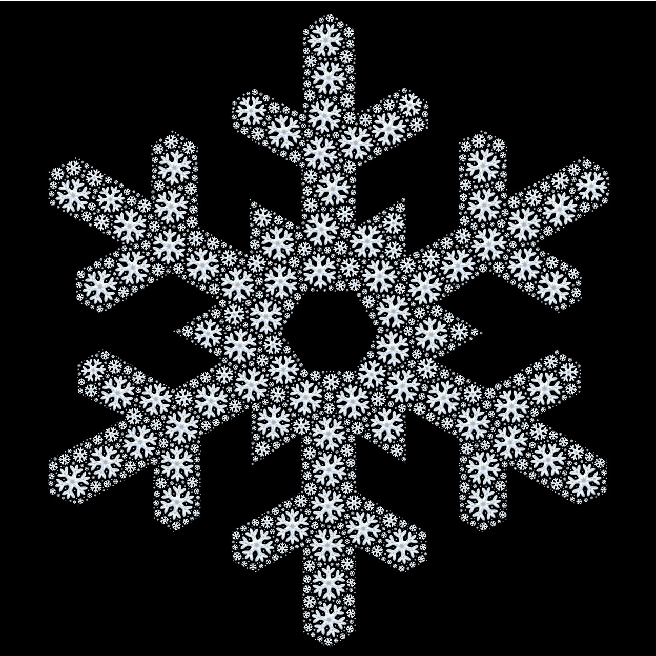 snowflake abstract pattern free photo