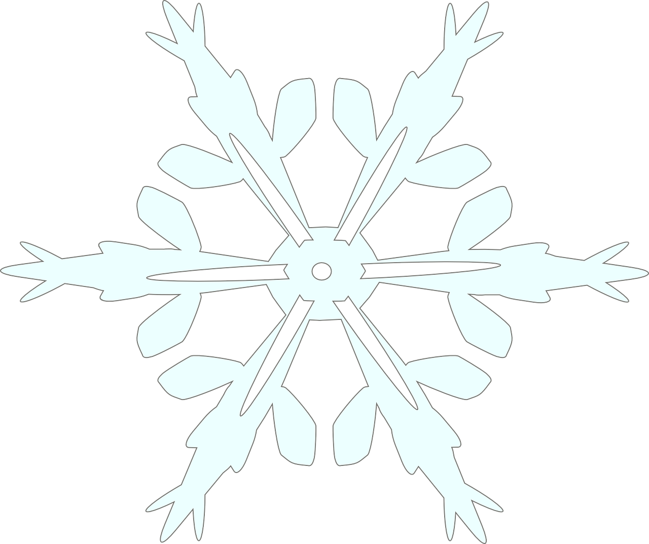 snowflake ice crystal free photo