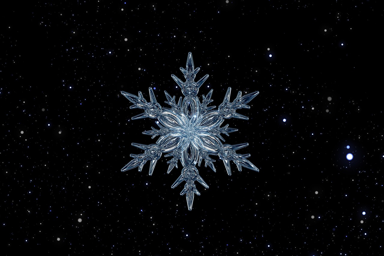snowflake  ice crystal  ice free photo
