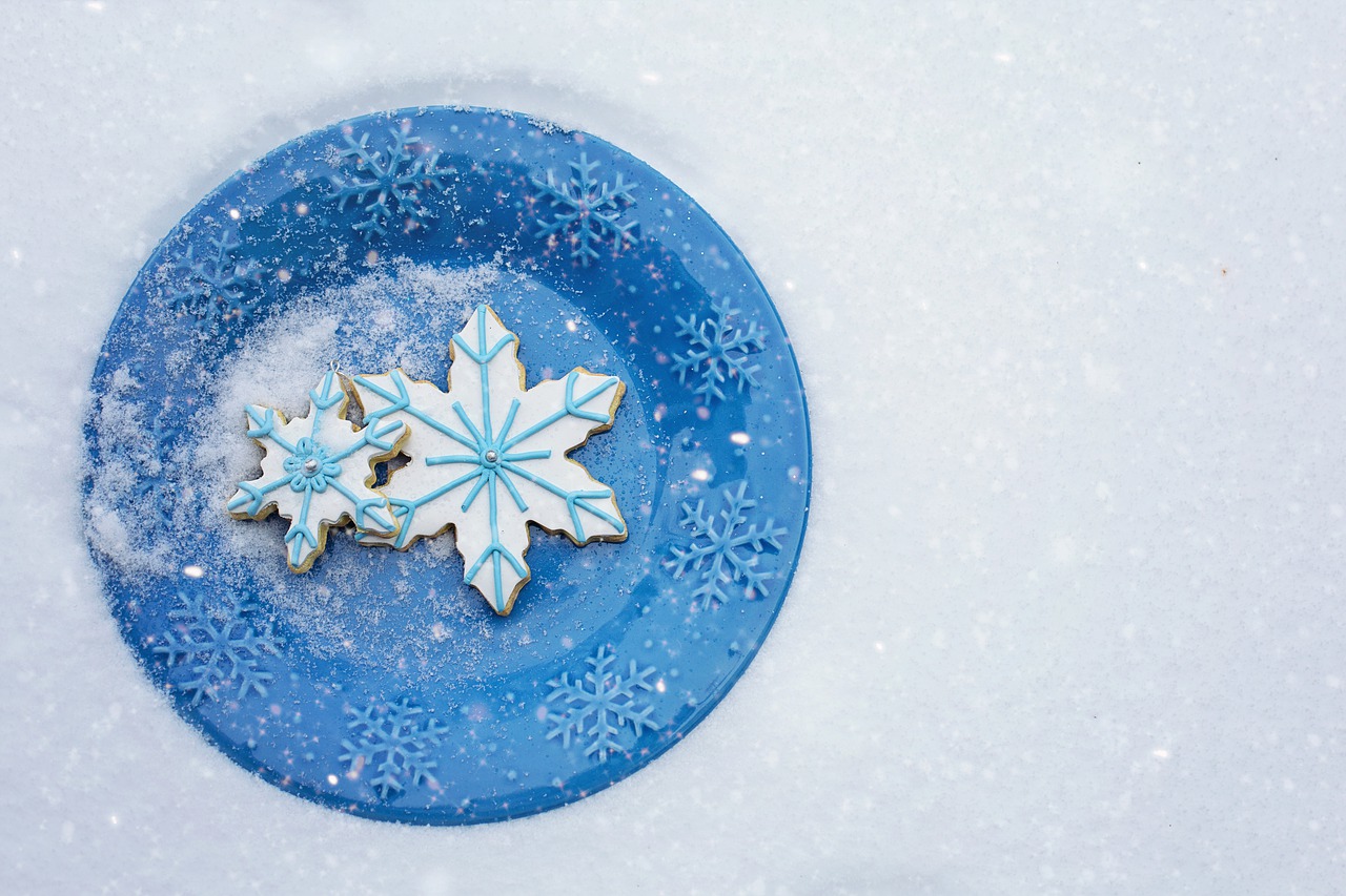 snowflake cookies cookies treat free photo