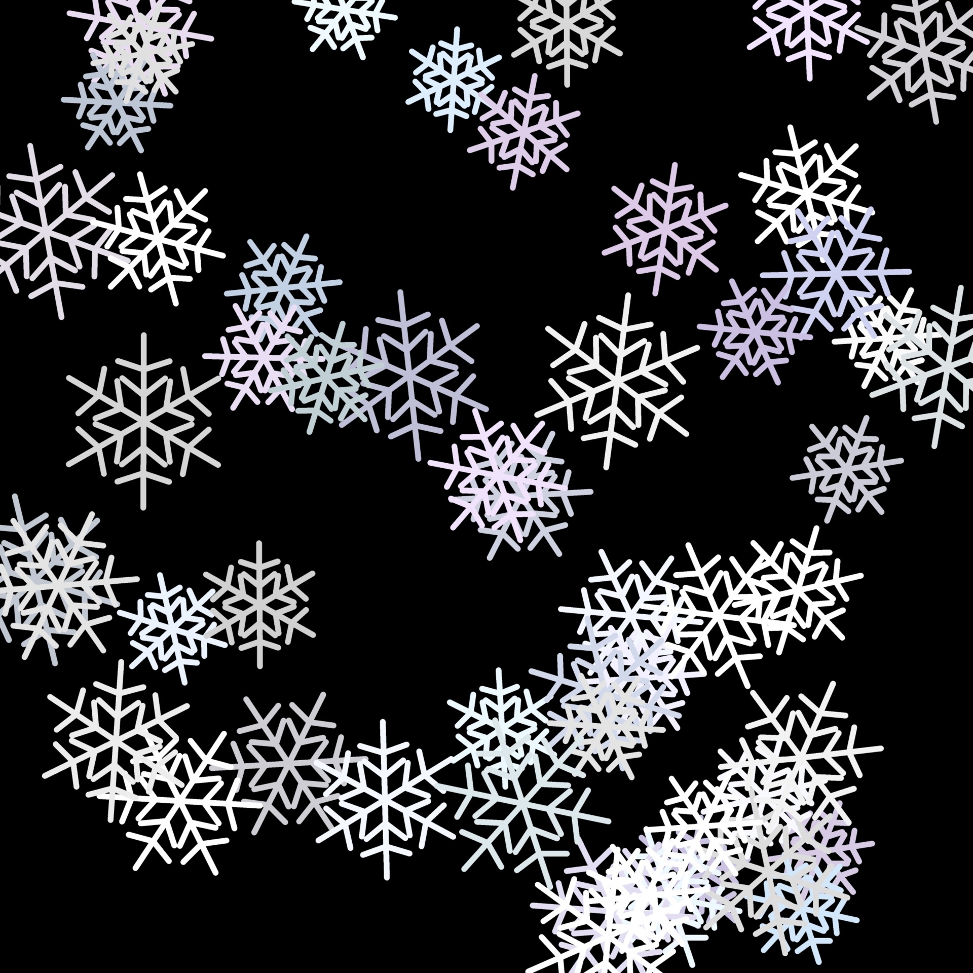 wallpaper snowflakes black free photo