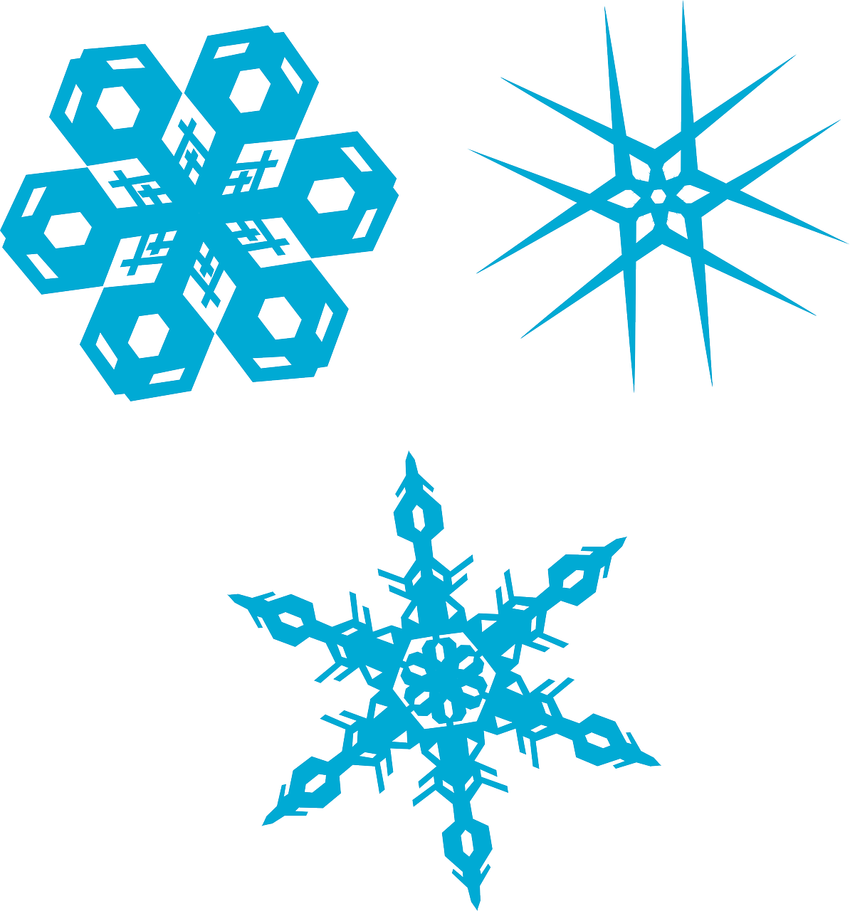 snowflakes crystals winter free photo