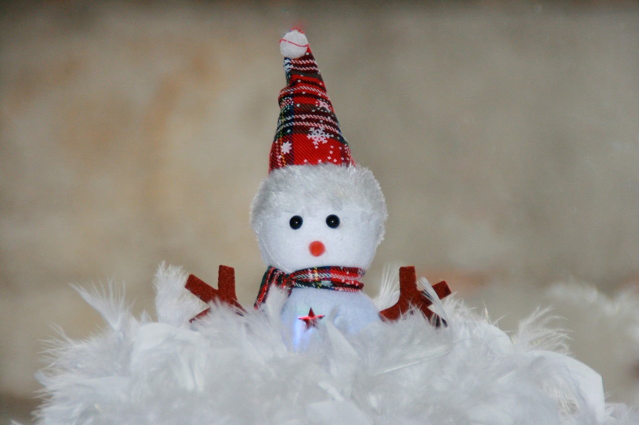 snowman christmas decorations free photo