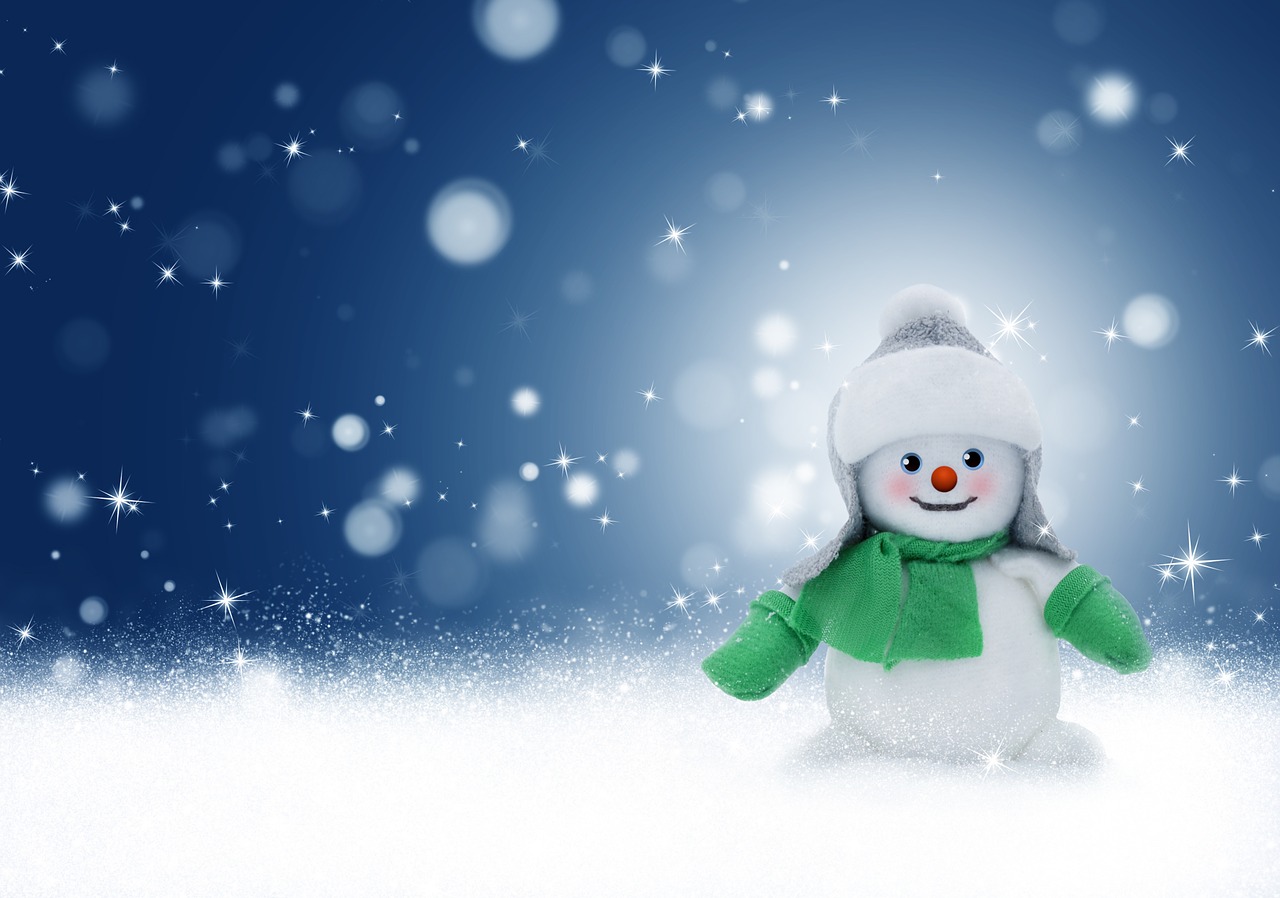 snowman snow winter free photo