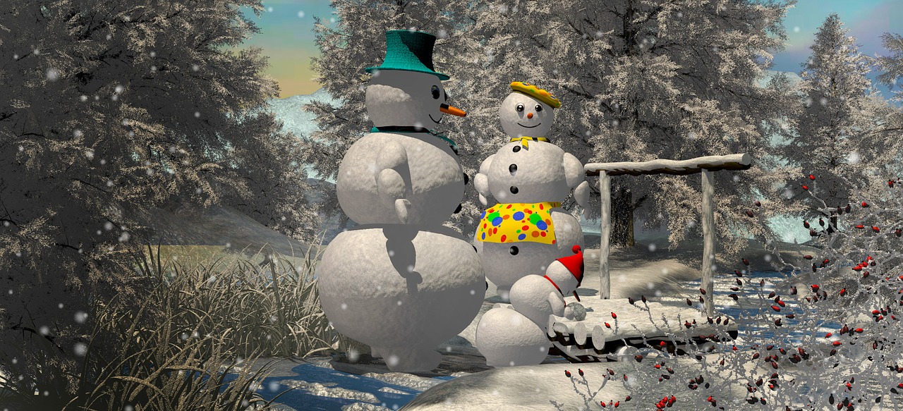 snowman christmas snow free photo