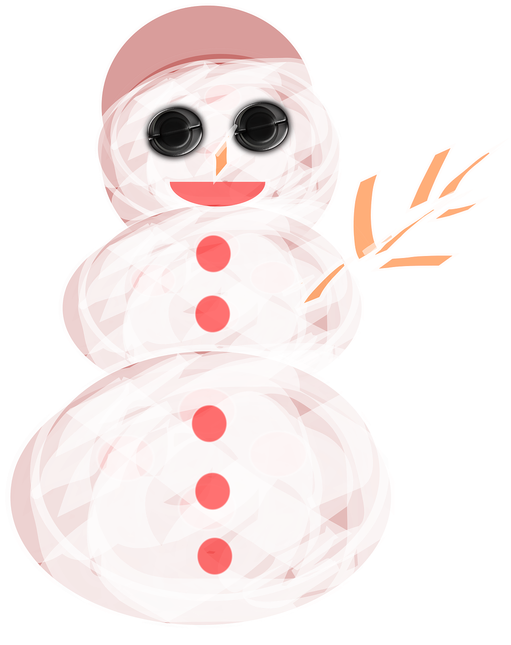 snowman snow christmas free photo