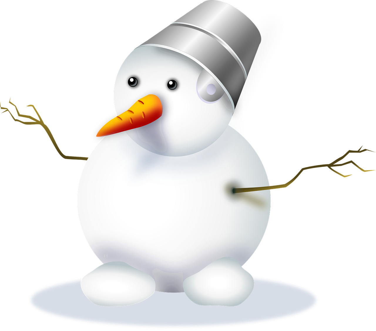 snowman snow xmas free photo