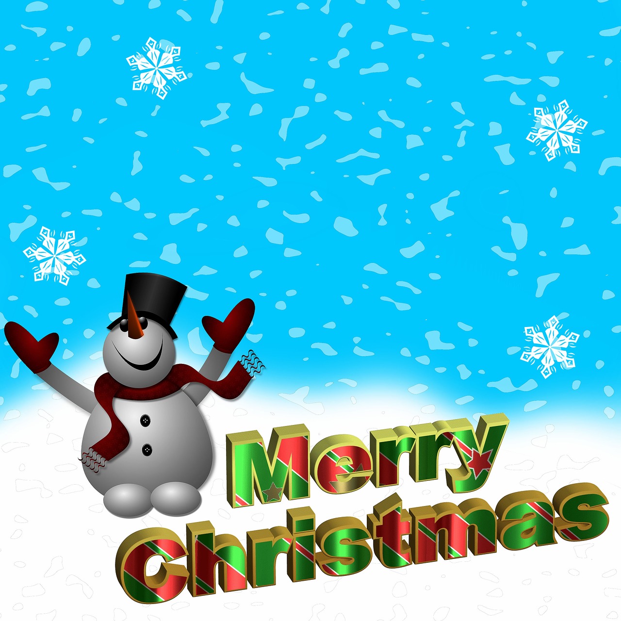 snowman christmas snow free photo