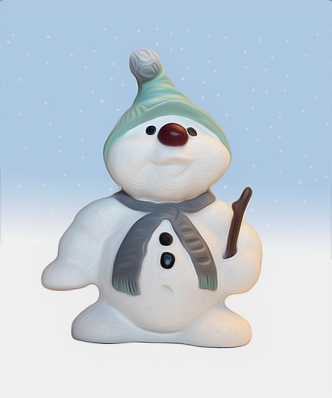 snowman winter cold free photo