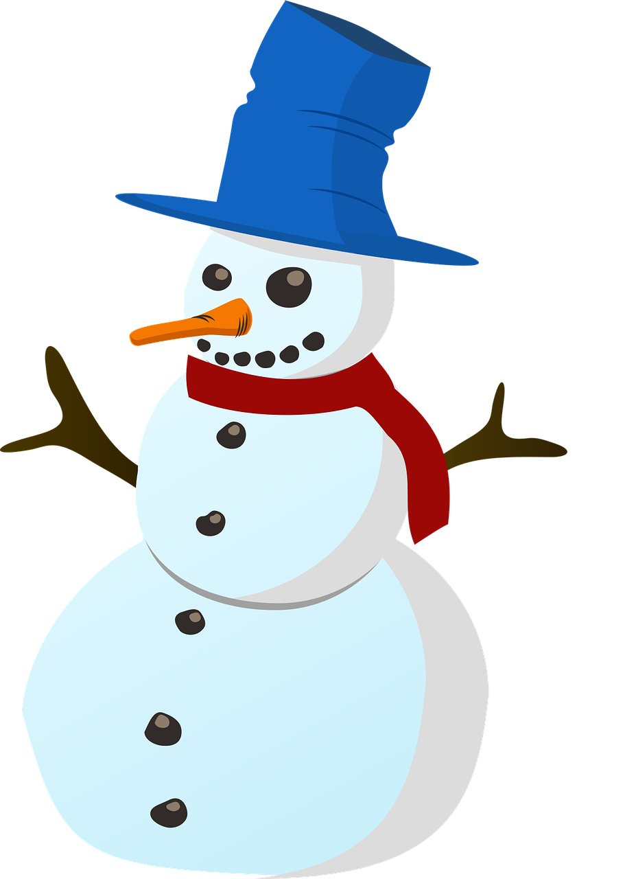 snowman winter xmas free photo