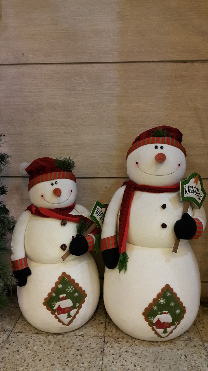 snowman shapes doll free photo