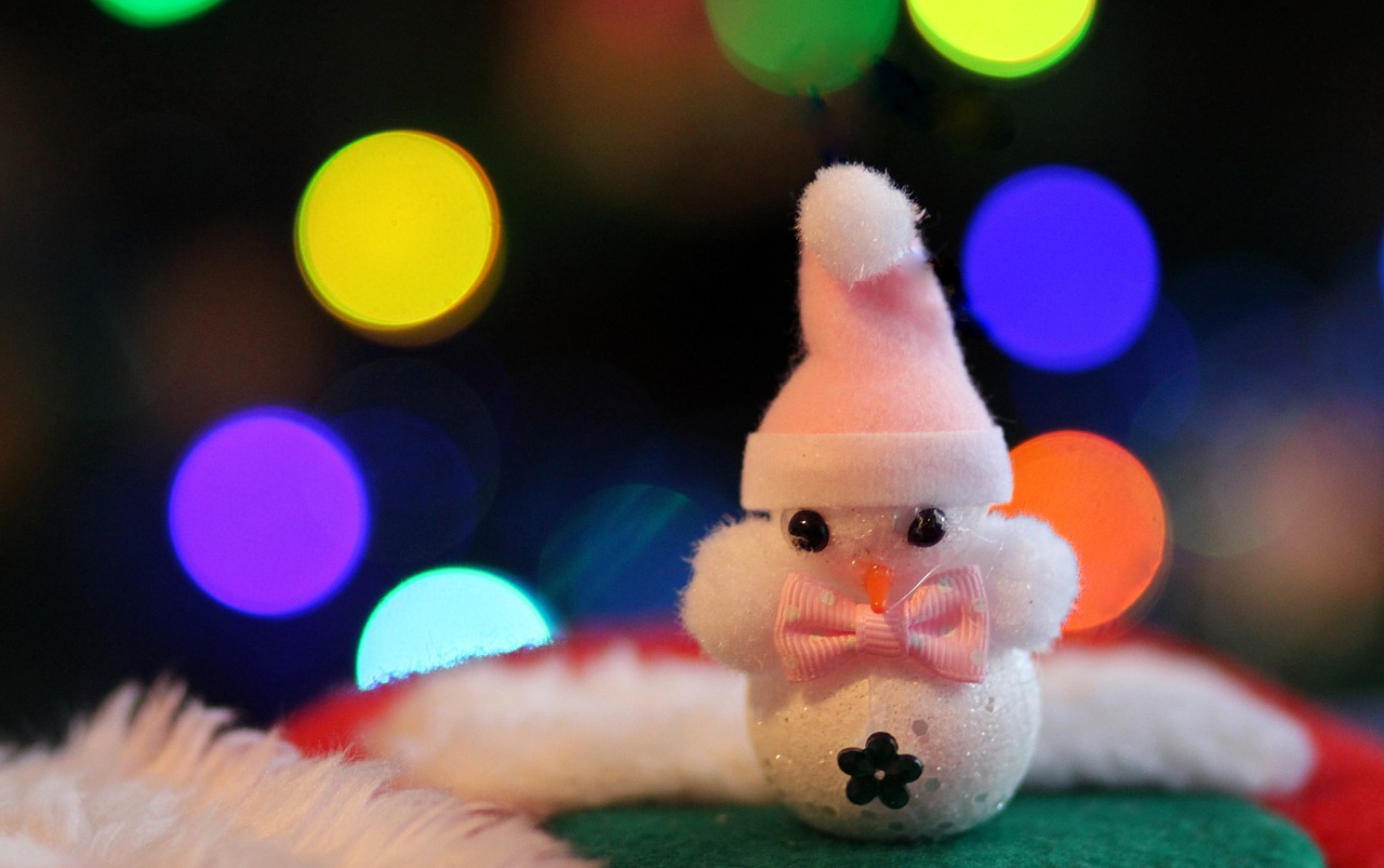 snowman decoration winter free photo