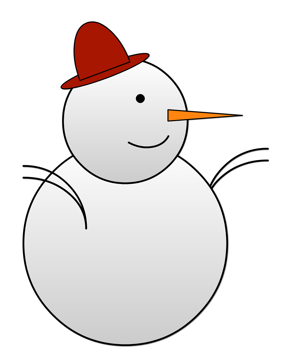 snowman christmas winter free photo