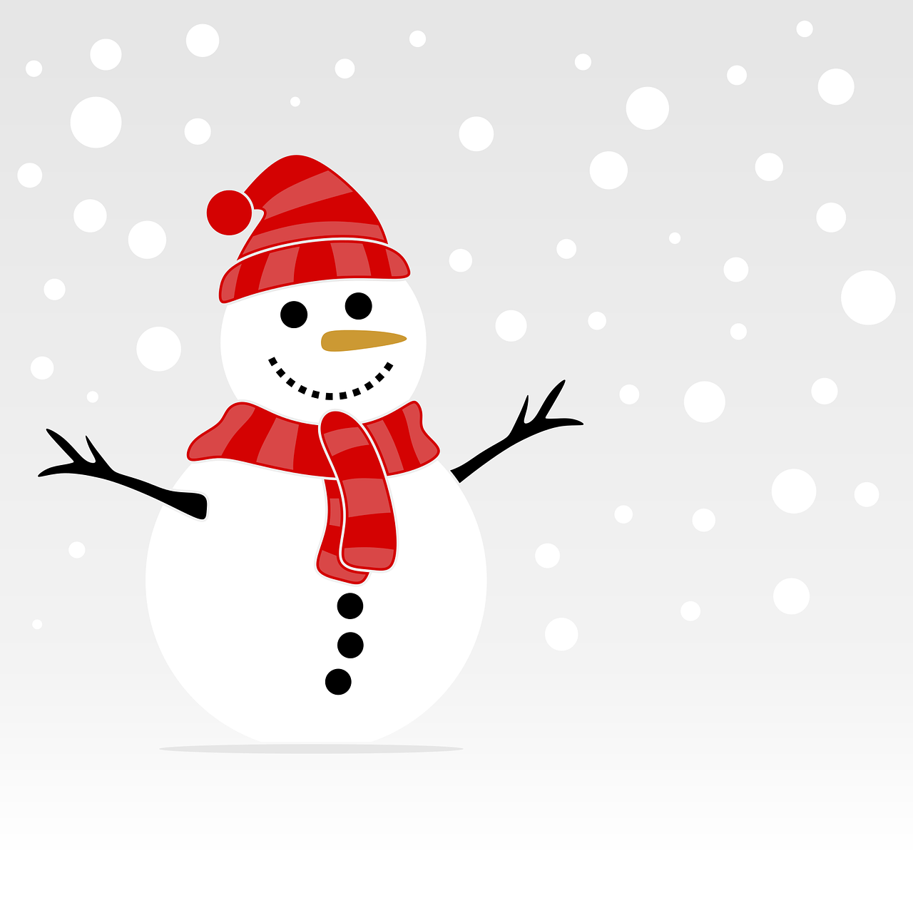 snowman christmas merry free photo