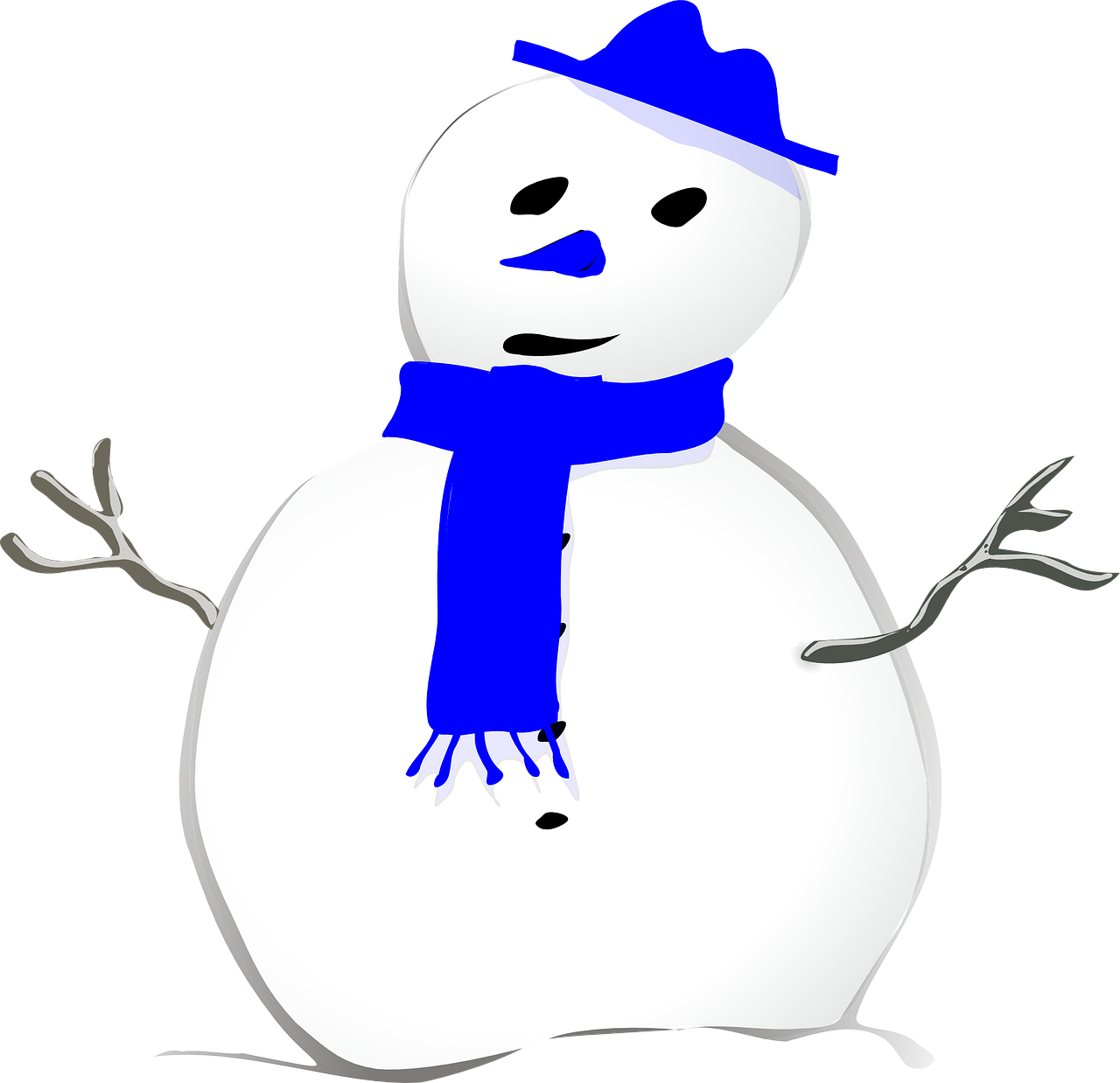 snowman winter cold free photo