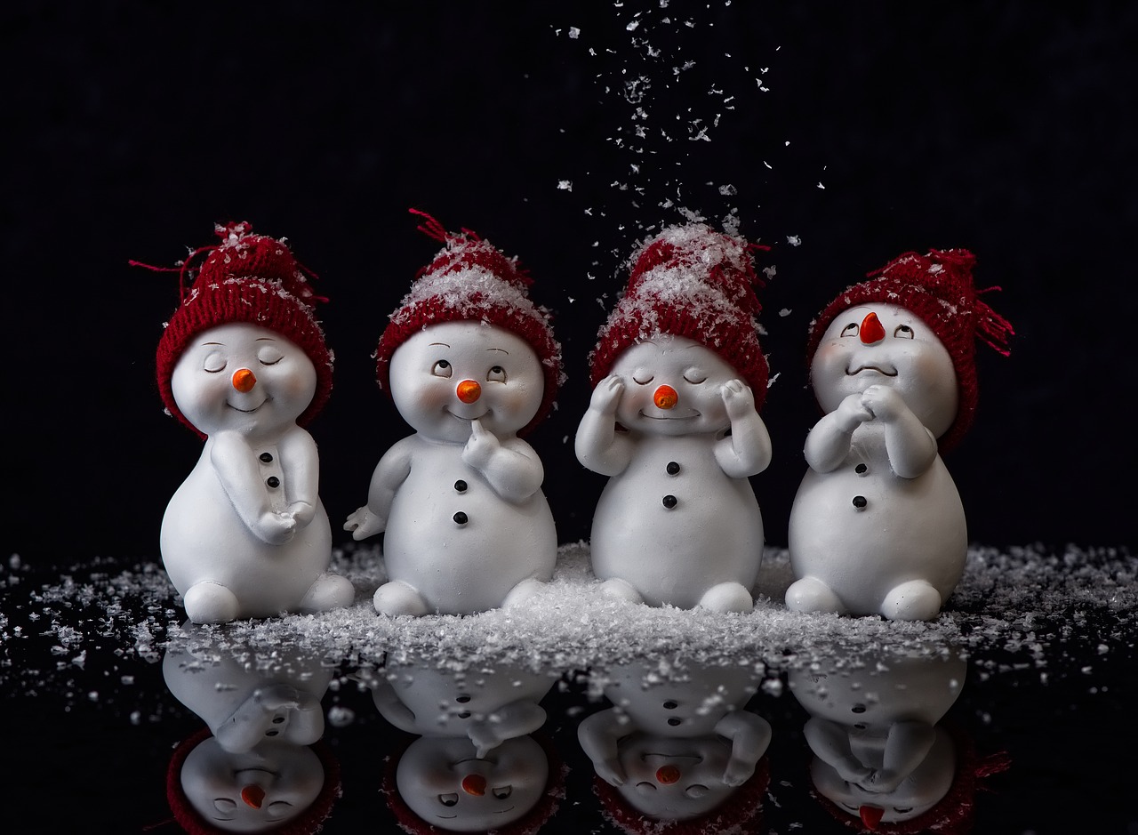 snowman  figure  cute free photo