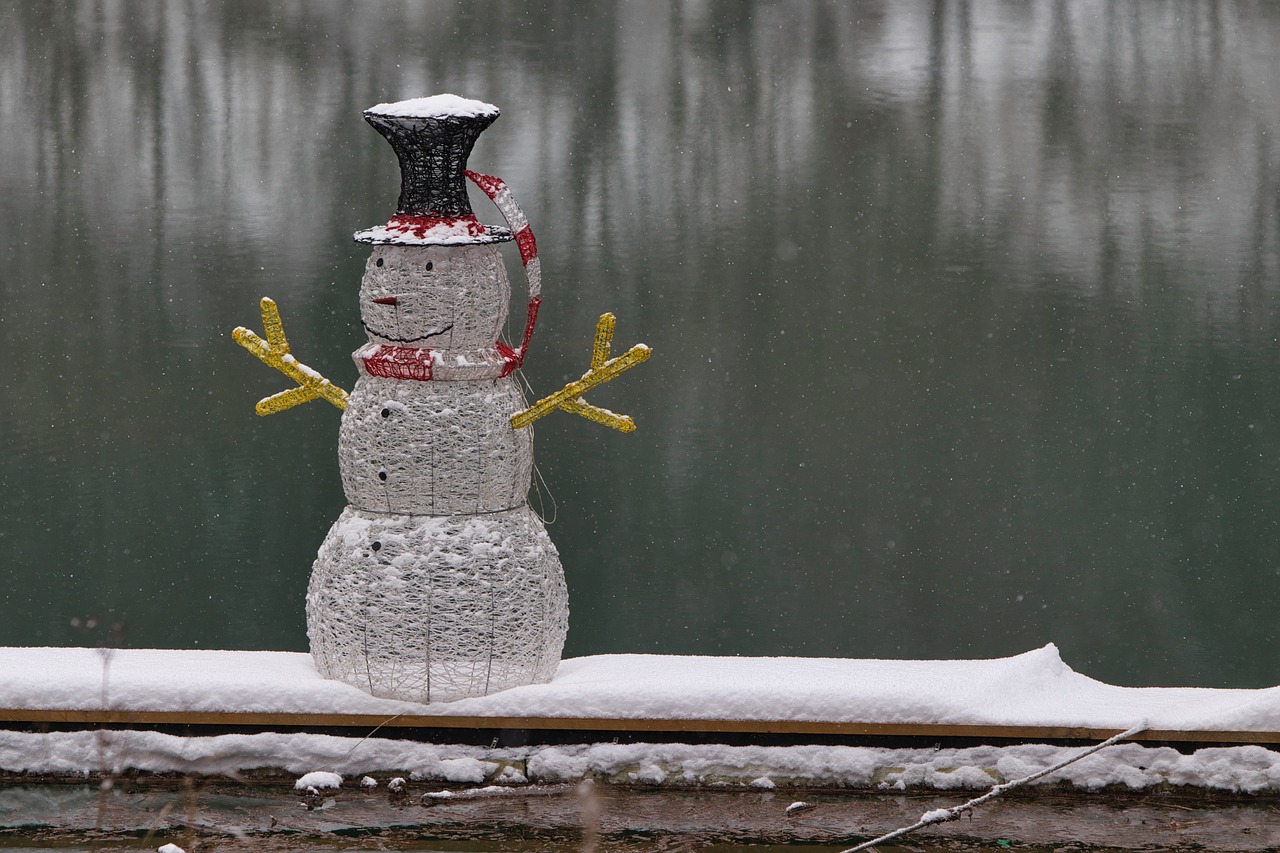 snowman  winter  snow free photo