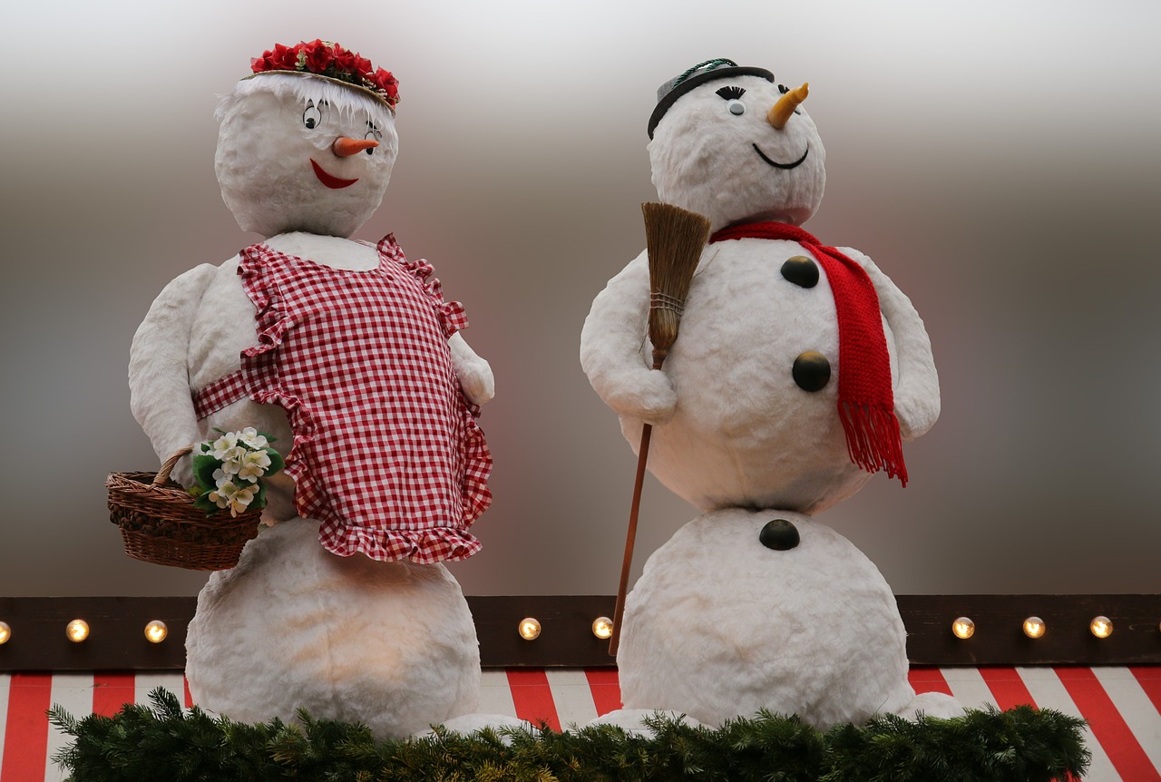 snowmen nuremberg kids christmas free photo