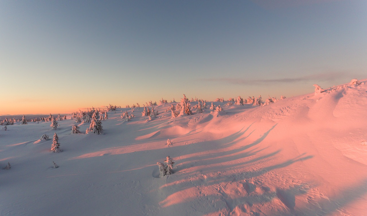 snowy winter mountain free photo