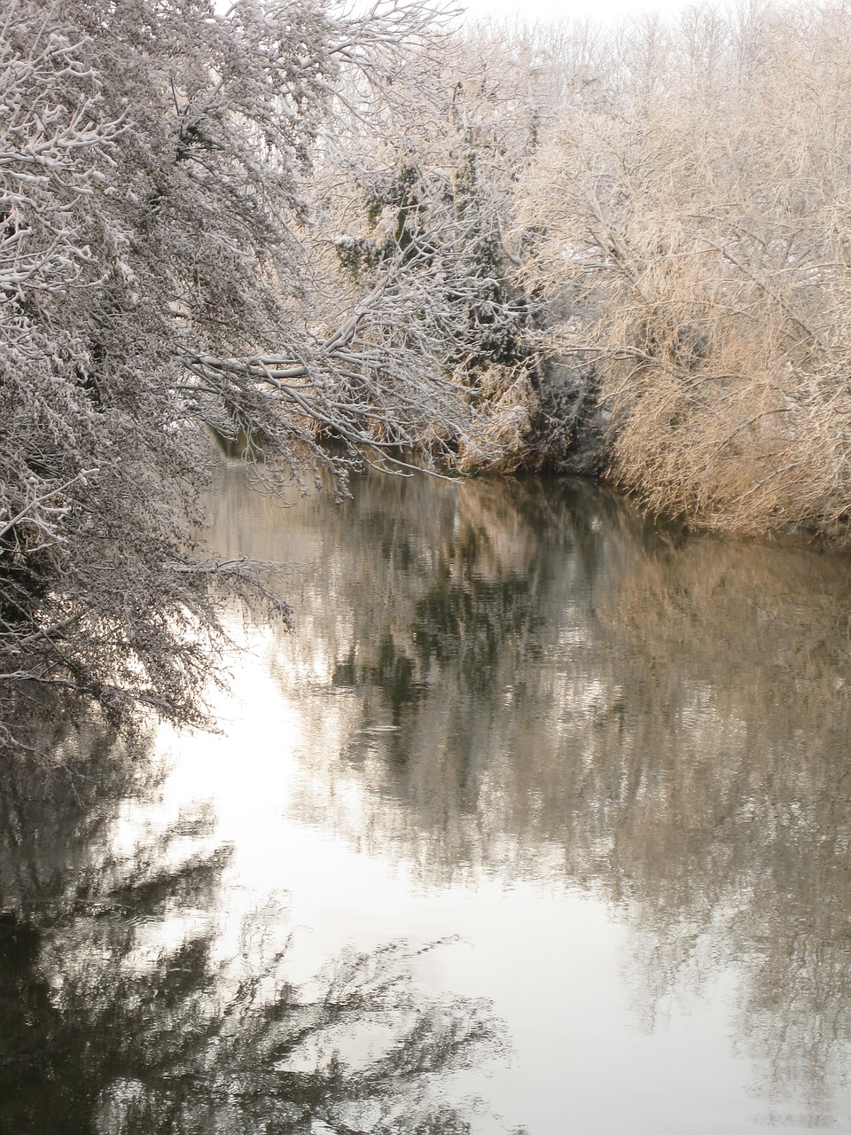 snowy river winter free photo