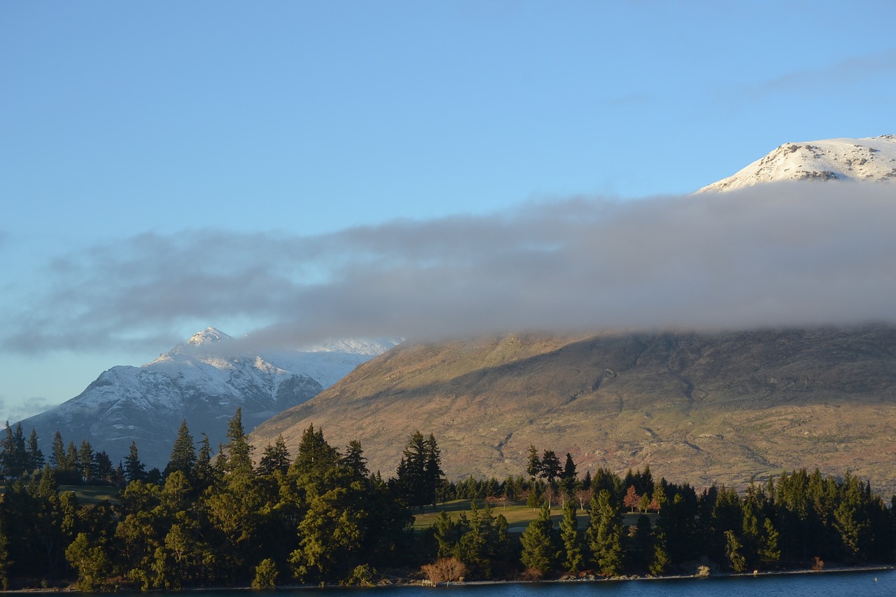 snowy mountain queenstown nature free photo