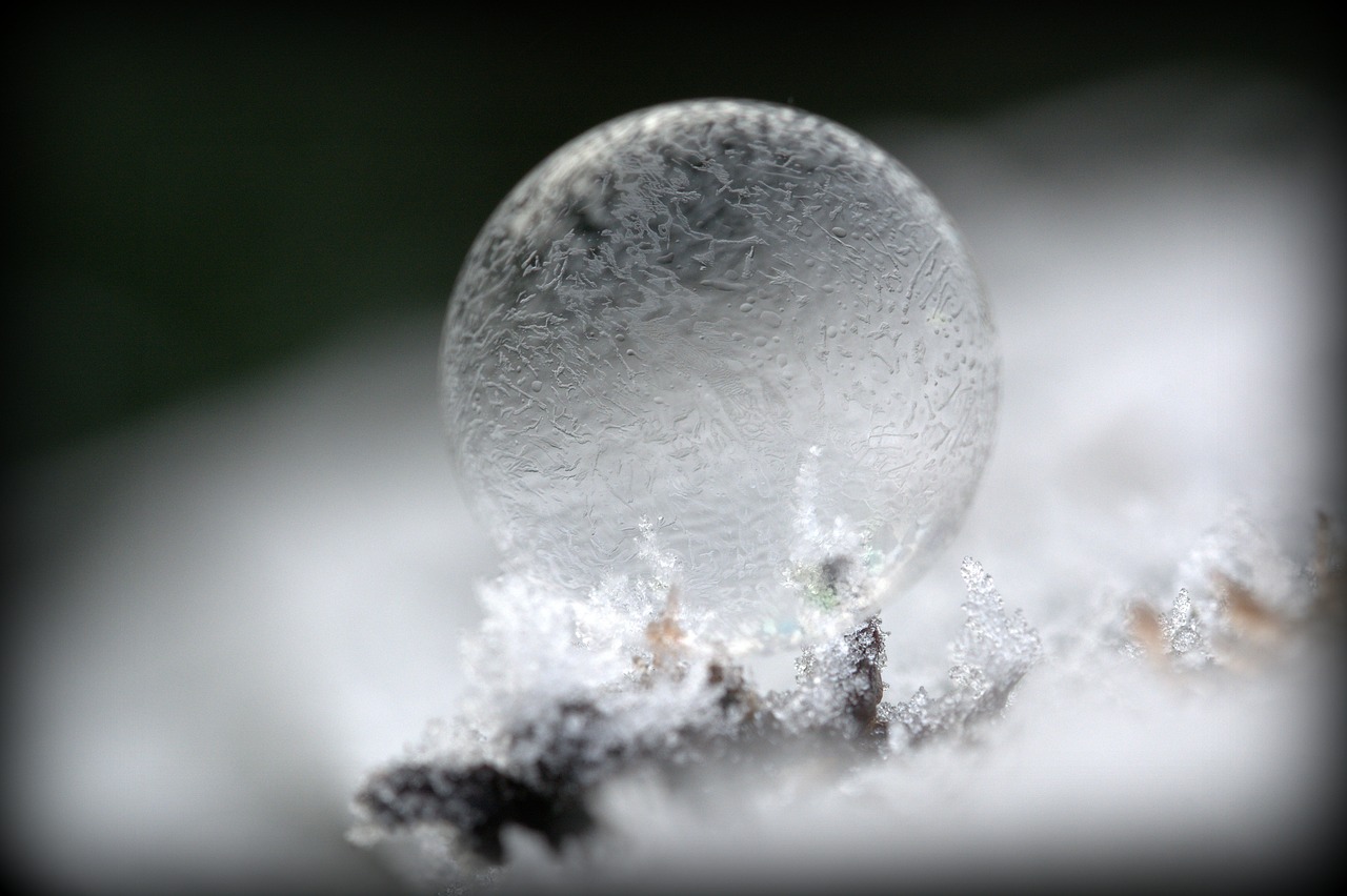 soap bubble mirroring colorful free photo