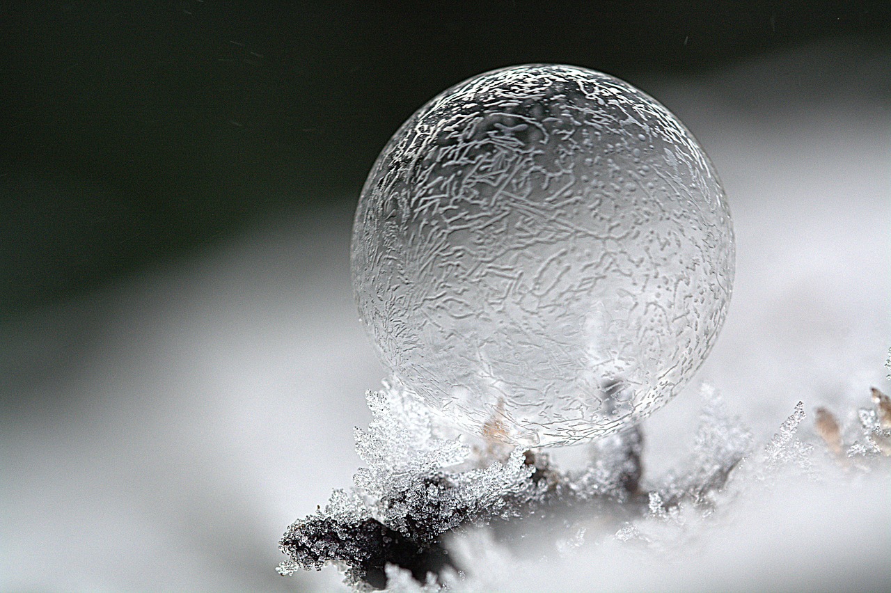 soap bubble mirroring colorful free photo