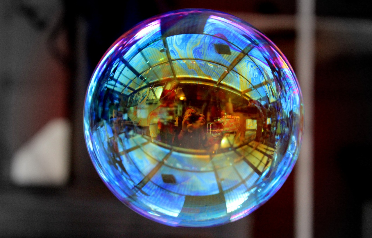 soap bubble close color free photo