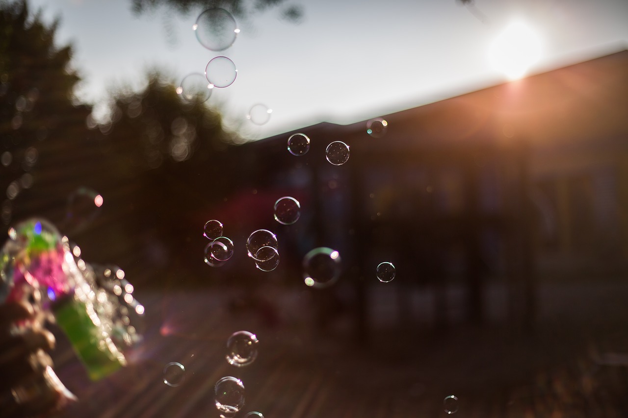 soap bubble soap bubbles back light free photo