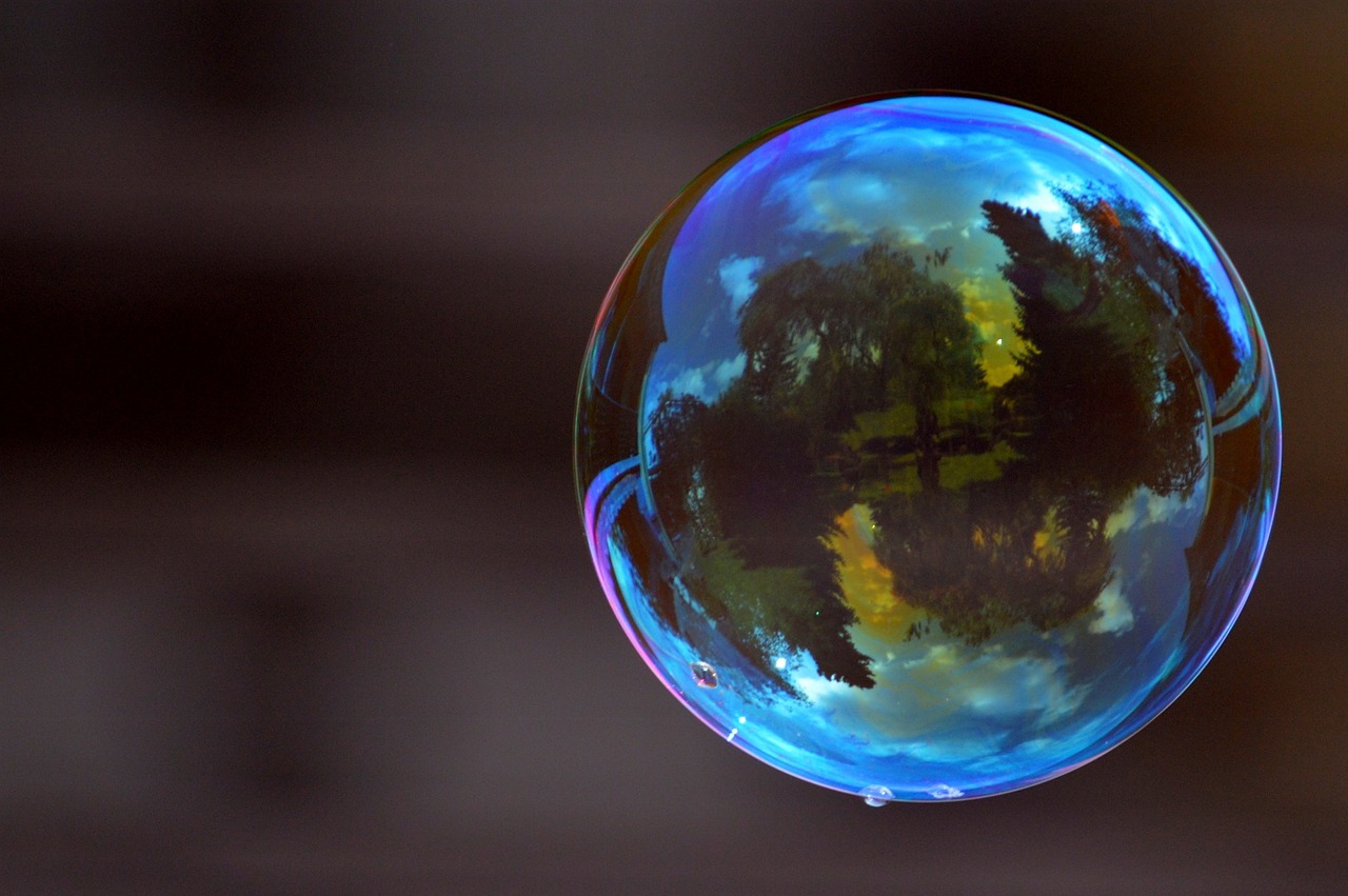 soap bubble colorful ball free photo