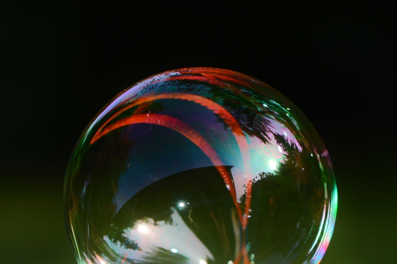 soap bubble colorful ball free photo