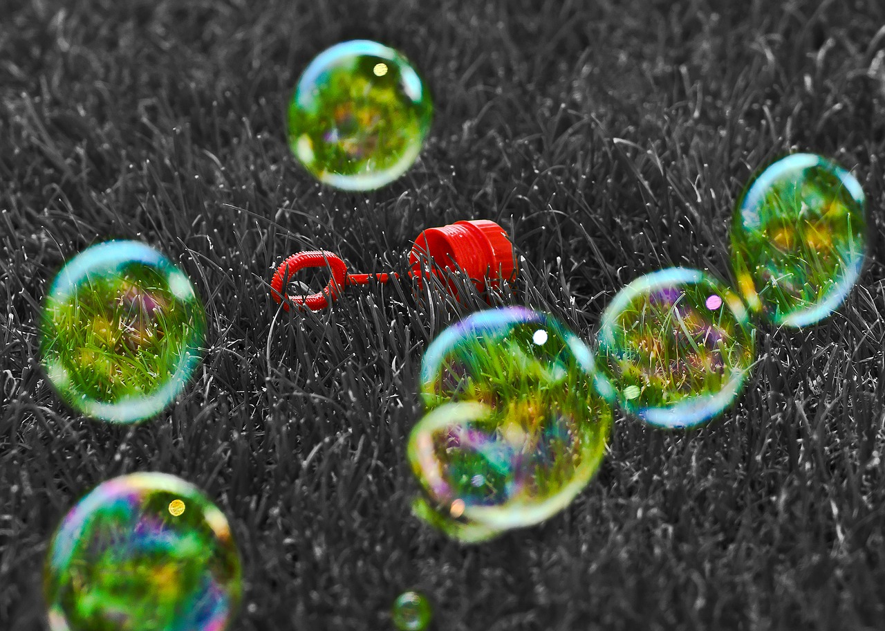 soap bubbles color key ck free photo