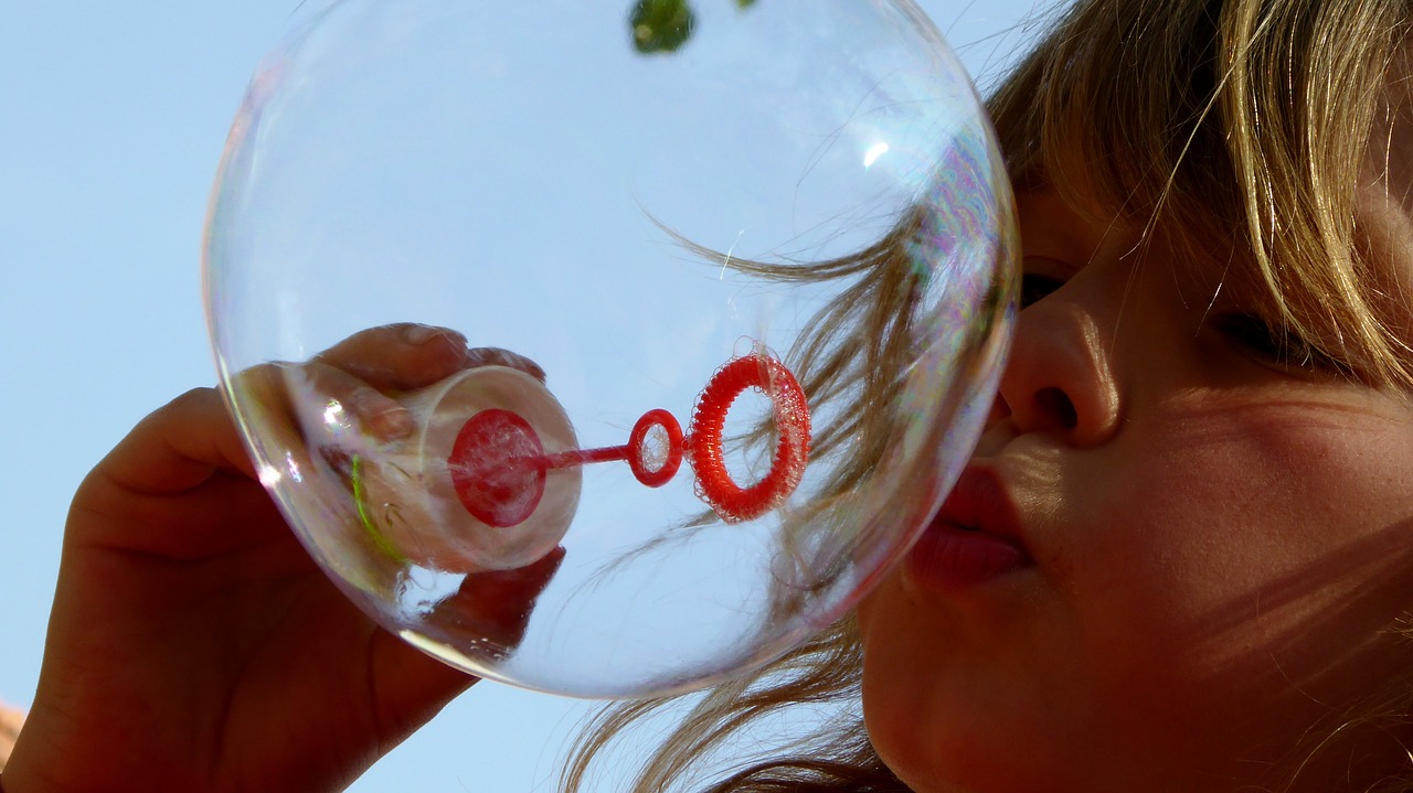 soap bubbles children games free photo