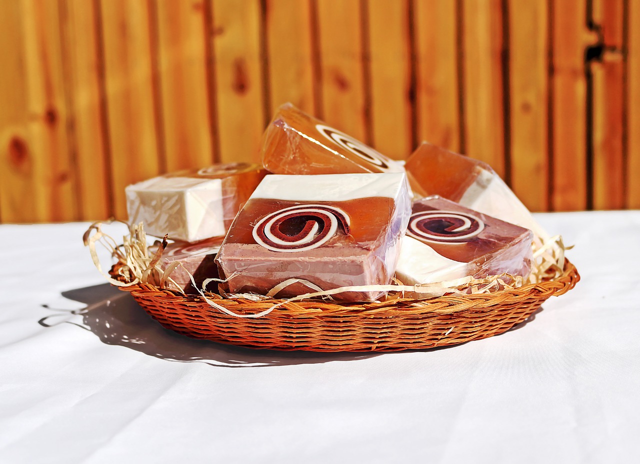 soaps honey and cinnamon glicerine soap free photo