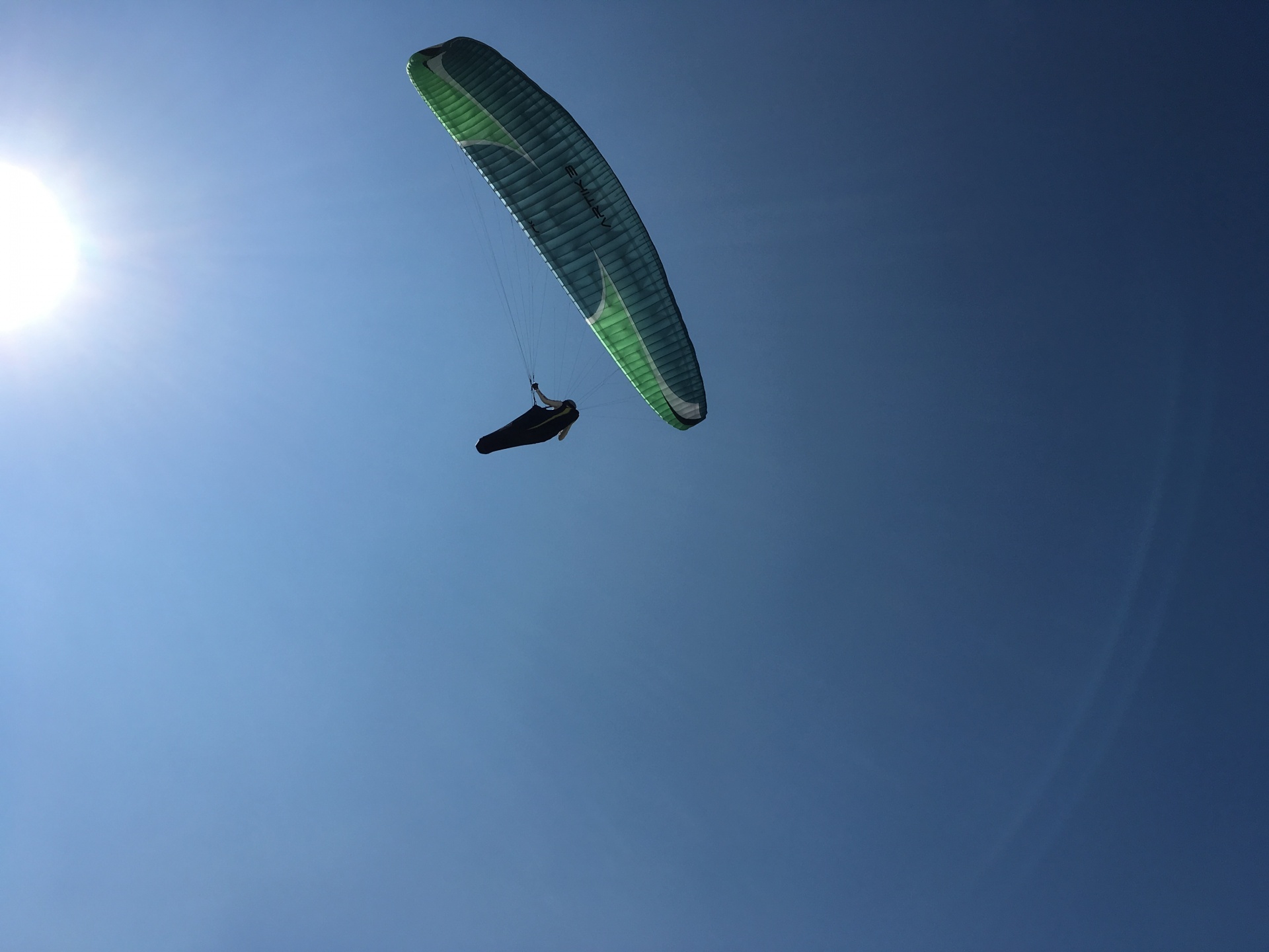 cyprus paraglider sky free photo