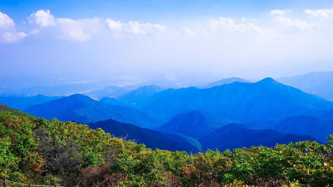 sobaeksan republic of korea mountains free photo
