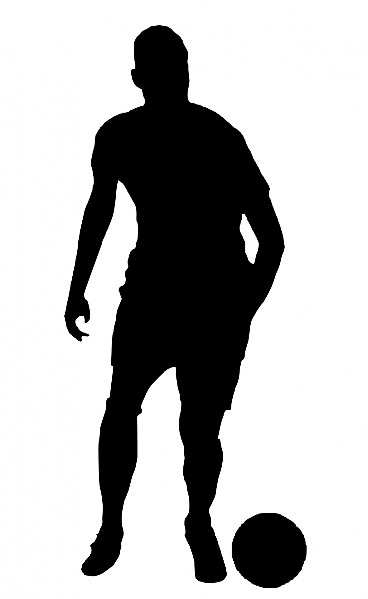 silhouette soccer soccer practice free photo