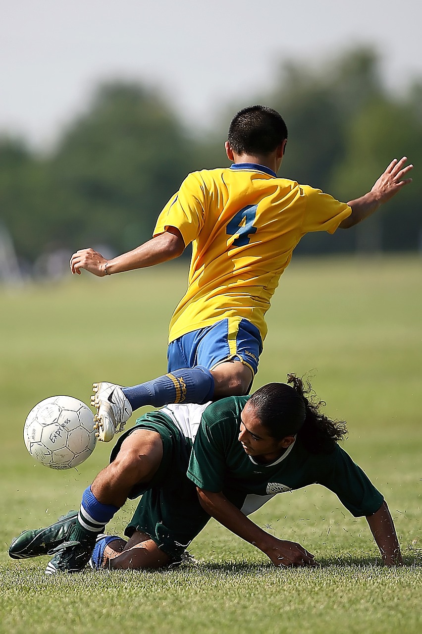 soccer action play free photo