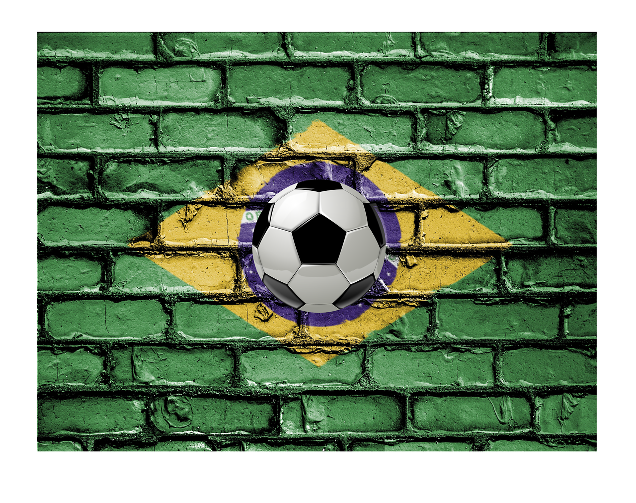 soccer  brazil  wall free photo