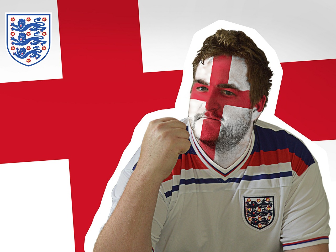 soccer fan england free photo