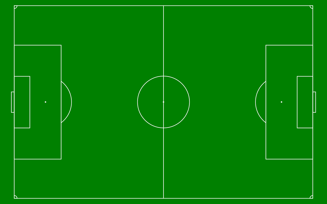 soccer field diagram green free photo