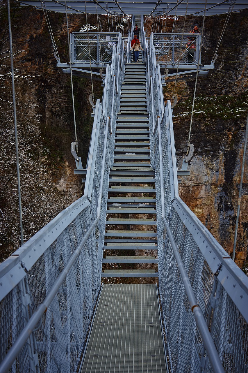 sochi bridge sky bridge free photo