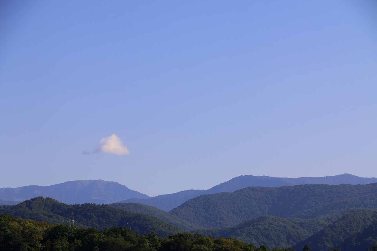 sochi mountains sky free photo