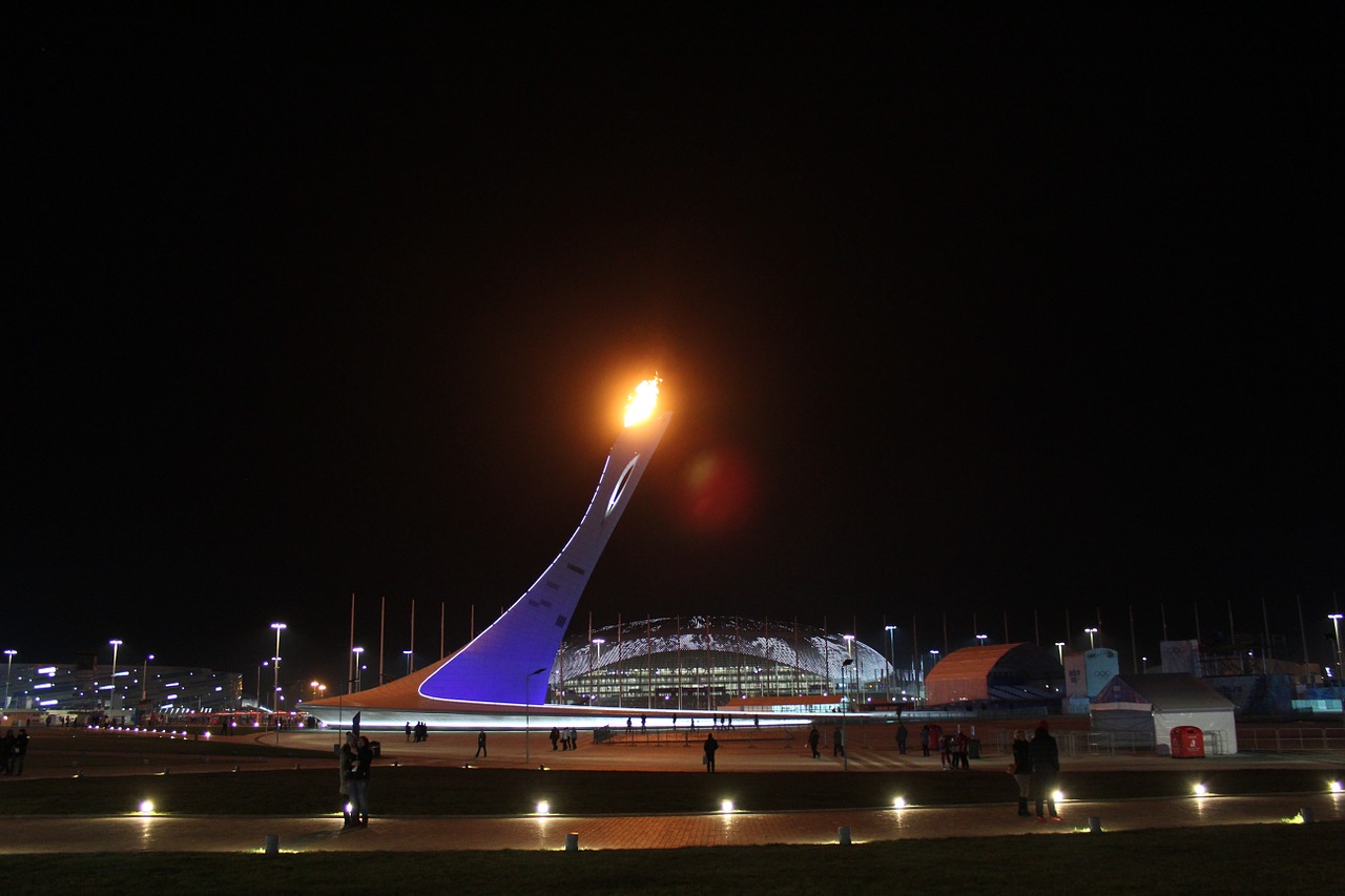 sochi the olympic flame torch free photo