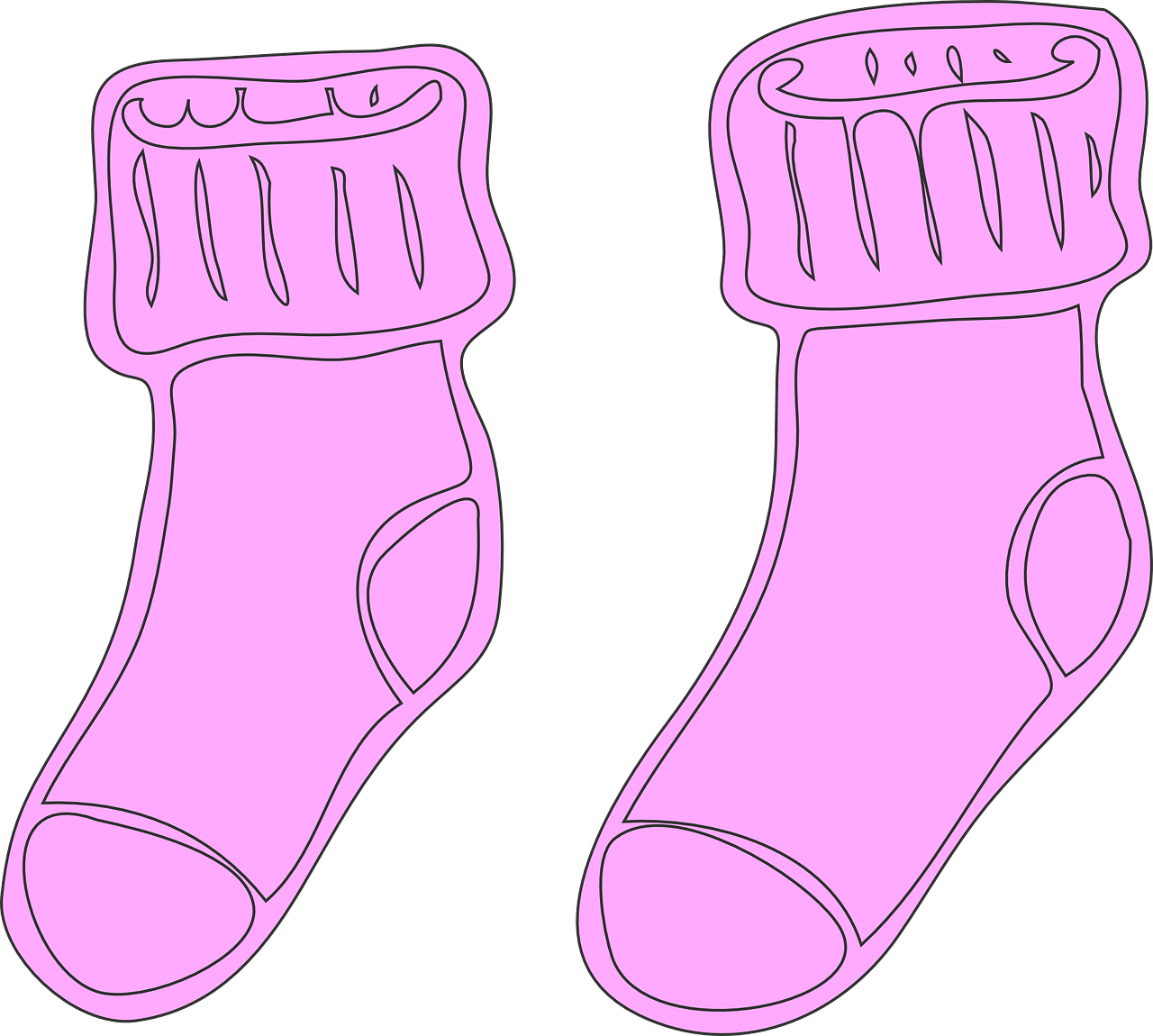 socks stockings pink free photo