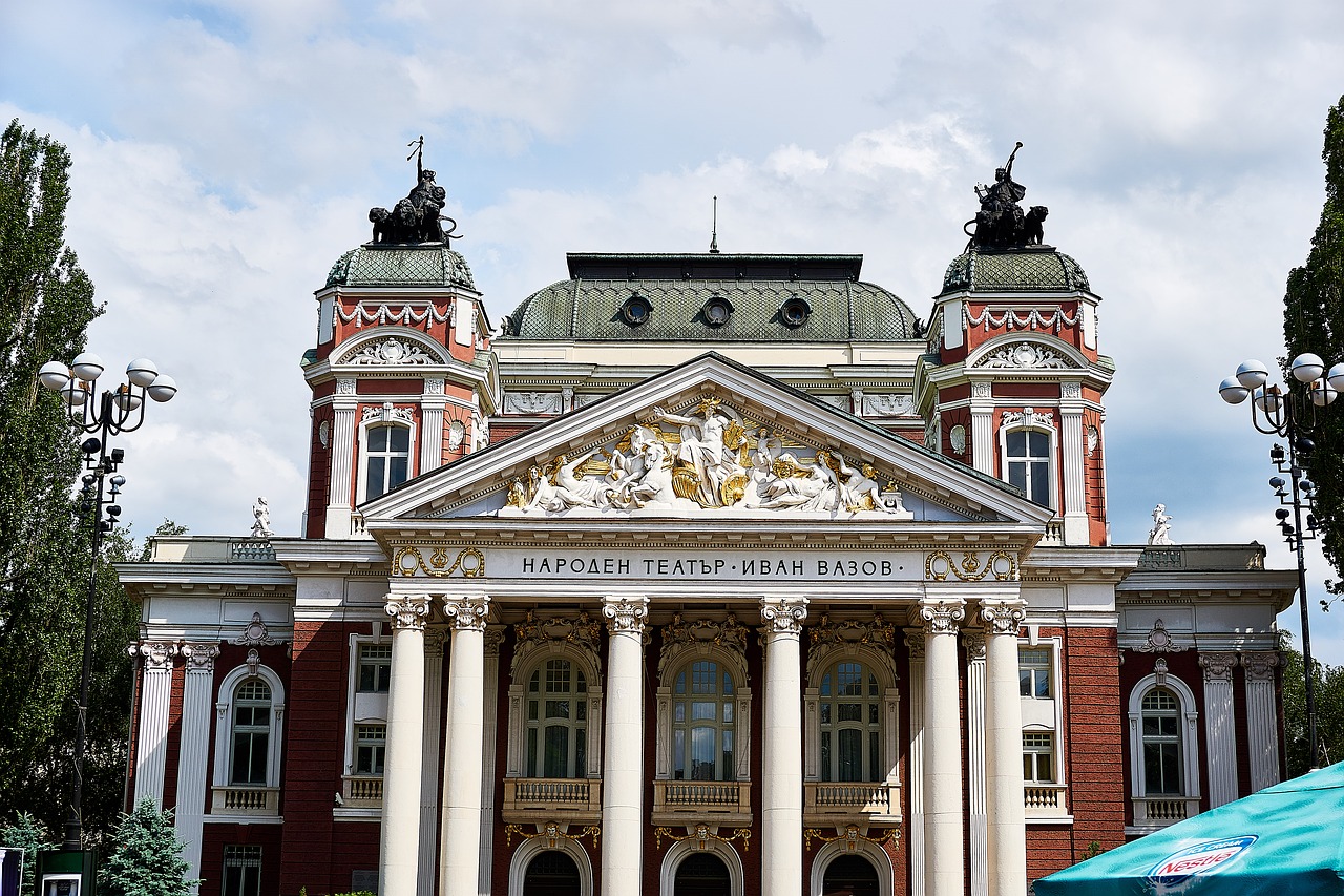 sofia bulgaria national theater free photo