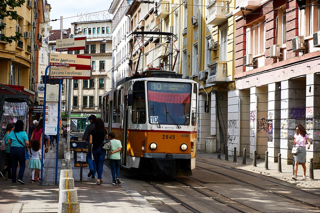 sofia bulgaria tram free photo