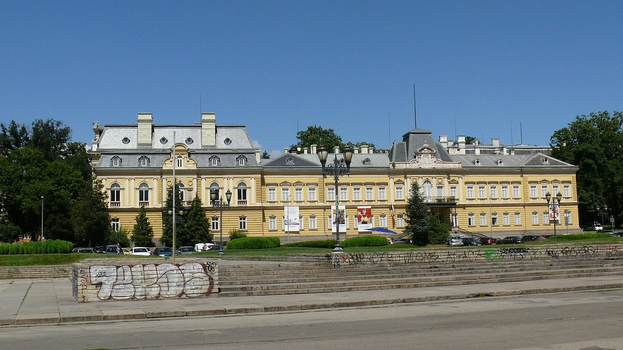sofia former royal palace bulgaria free photo